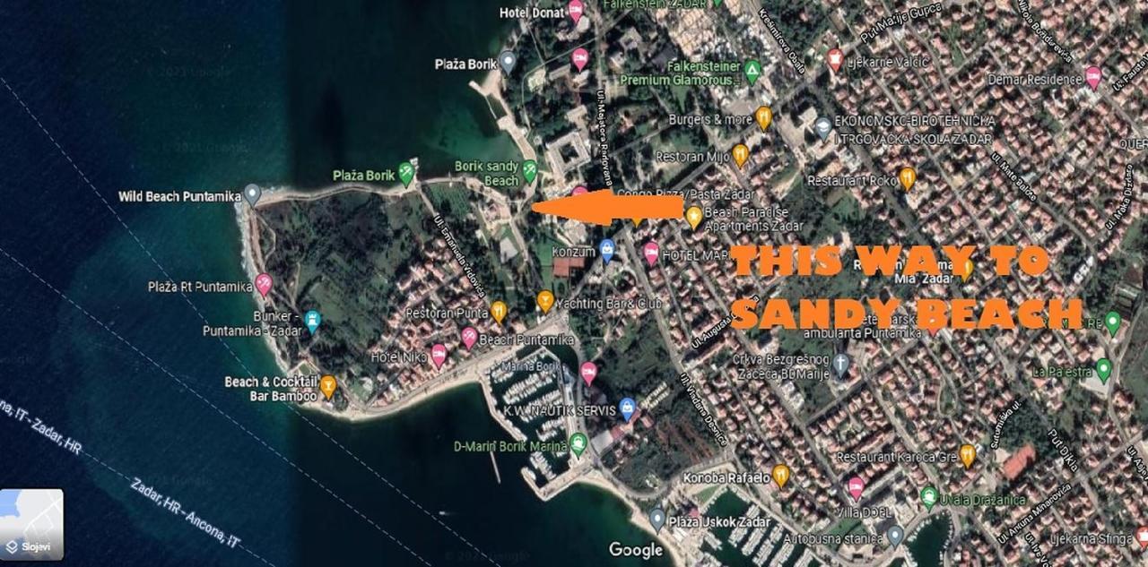Beach Paradise Apartments ซาดาร์ ภายนอก รูปภาพ